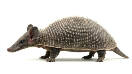Obraz premium Armadillo isolated on white background