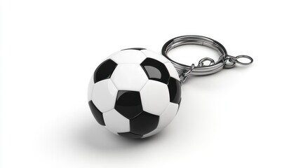 Soccer ball keychain