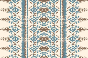 Ikat Abstract striped Ethnic art. Seamless patterns tribal, folk embroidery, and Mexican style. Aztec geometric art ornament print.Design for carpet,  cover wallpaper, wrapping, fabric, clothing