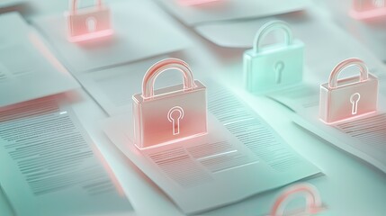 Document security measures in digital environments protecting sensitive data