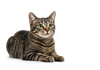 Tabby cat striped fur alert