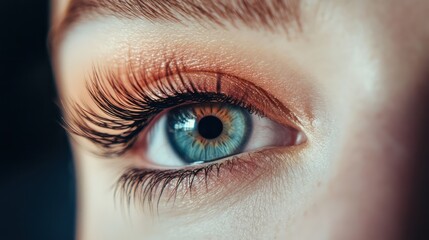 Obraz premium Closeup Eye Makeup Image