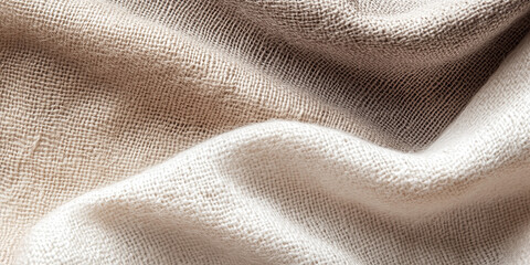 ベージュの柔らかニット素材｜自然光で際立つ編み目の質感とぬくもり