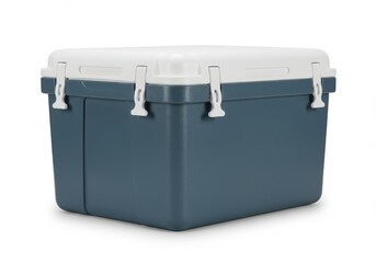 Large plastic cooler slate blue