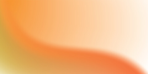 Soft background orange white gradient color. Minimalist fluid background. vector eps 10