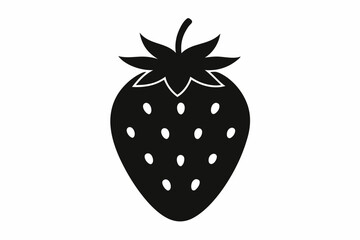 strawberry on white background