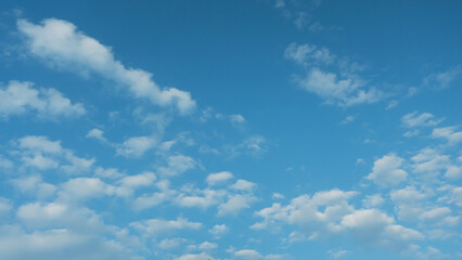white clouds against blue sky background