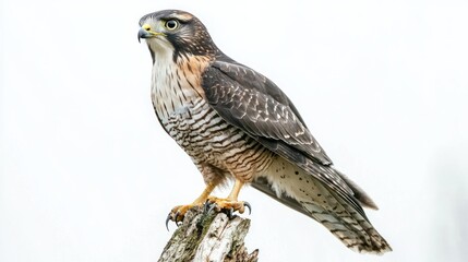 Fototapeta premium Eurasian Sparrowhawk isolated on white background