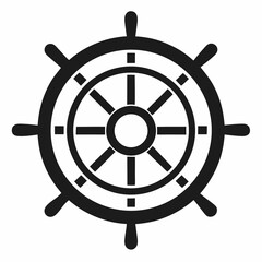 Obraz premium steering wheel vector illustration