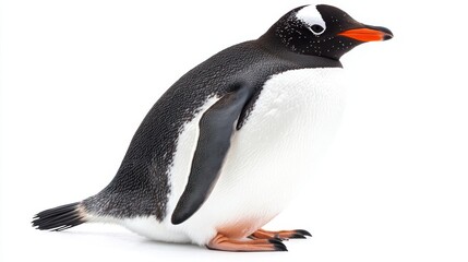 Fototapeta premium Gentoo Penguin isolated on white background
