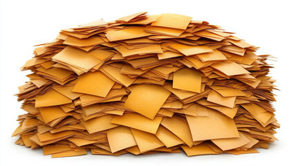 large pile of yellow sticky notes stacked together, creating vibrant and organized appearance