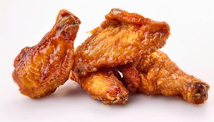 Delicious Glazed Chicken Wings Ready to Eat Appetizer Food