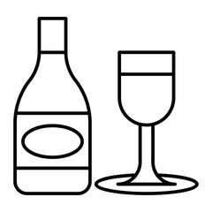 Drink outline icon