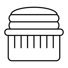 Soufflé outline icon