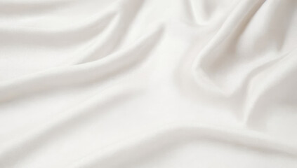 Subtle elegance in the curves of white cloth. Premium photos for backgrounds with a clean, minimalist style.