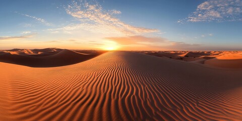 Desert Sunset Panorama