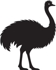 Ostrich icon vector illustration simple design
