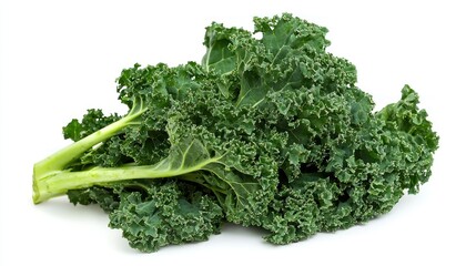 Kale isolated on white background