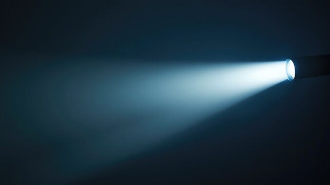 A spotlight beam with a soft gradient, fading as it reaches the edges of the frame, creating a focused but smooth contrast. No text, no people.