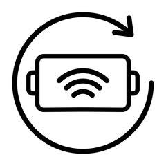Virtual Reality Outline Icon