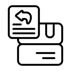 Return Policy Outline Icon