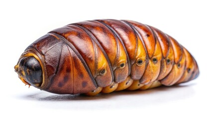 Surreal Macro Photography: Oleander Hawk-Moth Cocoon, Daphnis Nerii Pupa, Closeup Insect, Nature, Fantasy