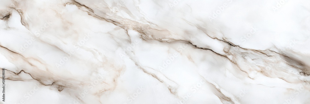Aufkleber Luxurious marble pattern with soft neutral tones and gentle flowing veins creating an elegant minimalistic aesthetic for modern interiors
