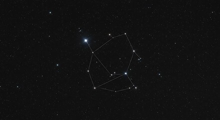 Discover the Stunning Night Sky with Bright Stars and Constellation Patterns