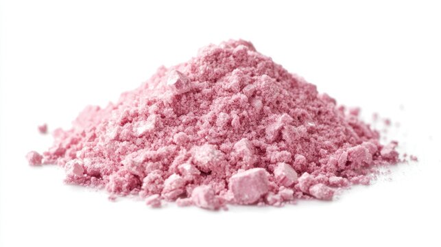 Poudretteite isolated on white background