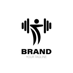 Personal Trainer Logo. Personal Trainer Logo Design. Personal Trainer Logo Brand. Personal Trainer Logo Vector Design Isolated on White Background