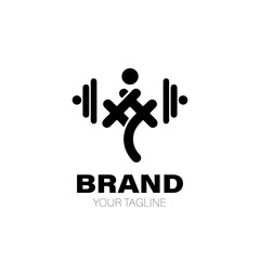 Personal Trainer Logo. Personal Trainer Logo Design. Personal Trainer Logo Brand. Personal Trainer Logo Vector Design Isolated on White Background