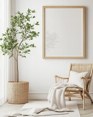 Cozy, minimalist living room with natural elements (2)