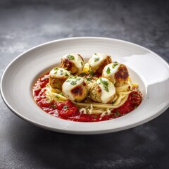 Generous plate of well-cooked food featuring tender meat and accompaniments served for a delicious dining experience