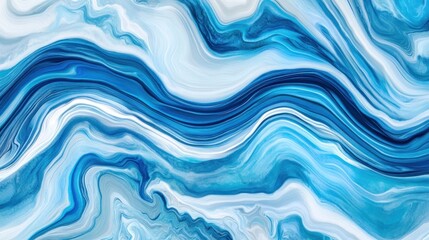 Abstract Blue Marble Design Background