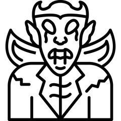 Dracula Fangs Icon