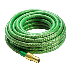Garden hose isolated on transparent background  
