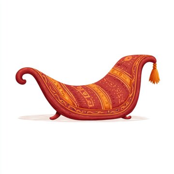 Stunning red and orange chakra symbol with intricate patterns emphasizing spiritual energy and balance in design