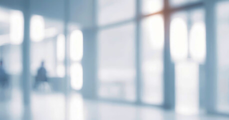 Modern and premium office blurr photos with balanced lighting and bright light. Clean lines in an open, bright office.