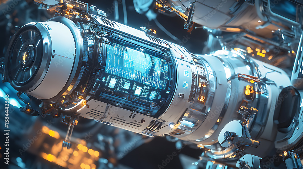 Poster an ai driven space station monitoring cosmic radiation with advanced sensors and real time data anal