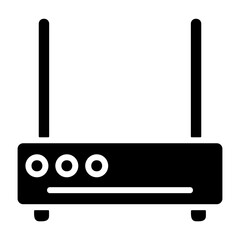 Router Outline Style  Icon