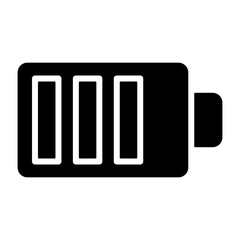Battery Outline Style  Icon