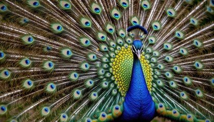Obraz premium The majestic peacock is a stunning creature