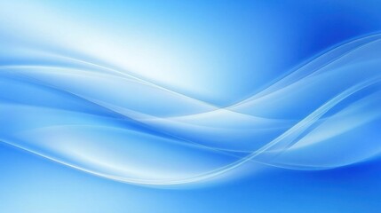 Fototapeta premium Abstract Blue Waves Background