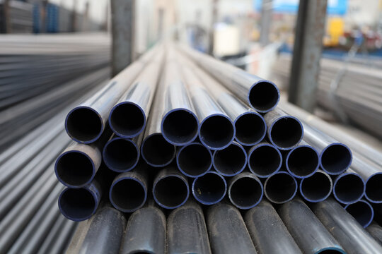 steel pipe product group square pipe Construction steel products such as black steel pipes, image ideas, examples of steel products.metal warehouse industry, delivery to customers.	
Steel Tube