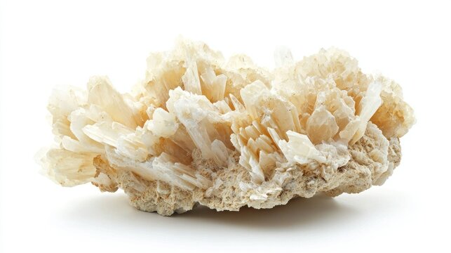 Barite isolated on white background