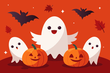 halloween seamless background
