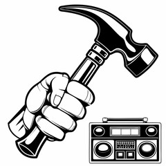 hammer and nail