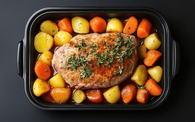 Roasted Pork Loin and Root Vegetables