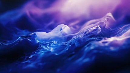 Obraz premium Abstract Liquid Background in Deep Blue and Purple Hues