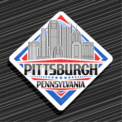 Vector logo for Pittsburgh